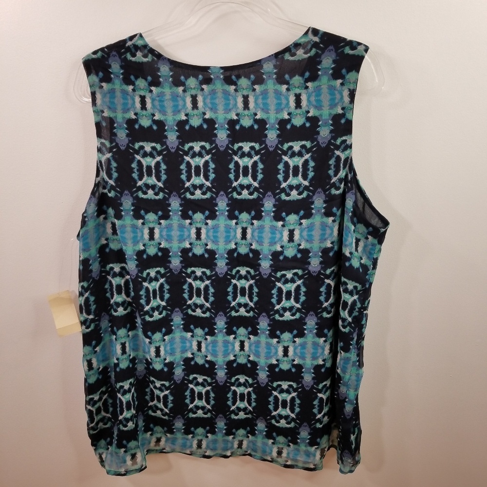Coldwater Creek plus size sleeveless blouse 3X - Picture 5 of 6